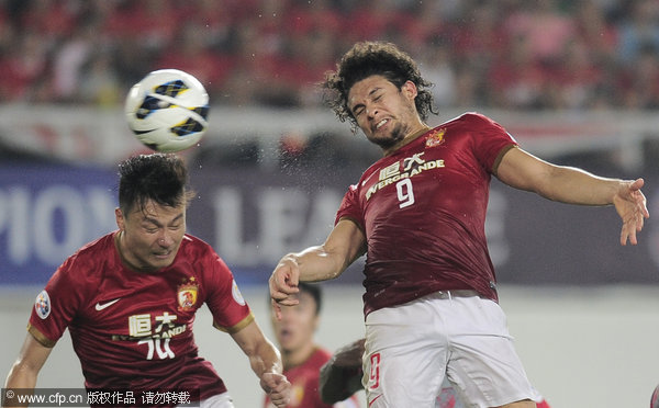 Guangzhou beats Qatar 2-0 in AFC first leg