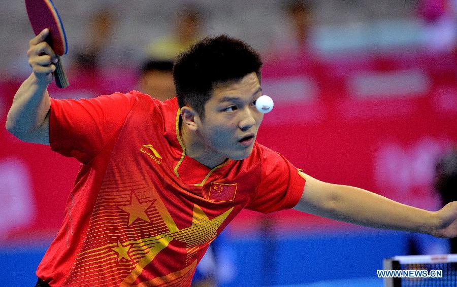 YOG: Mixed intl team semifinal of table tennis