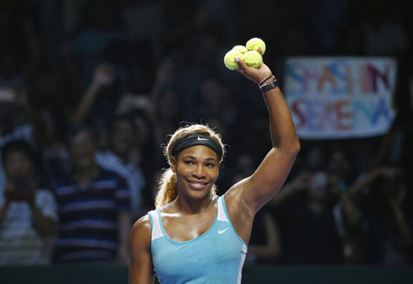 Williams beats Wozniacki to reach champs final