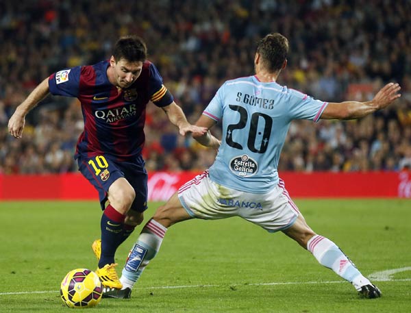 Barcelona loses to 1-0 Celta, Madrid takes lead