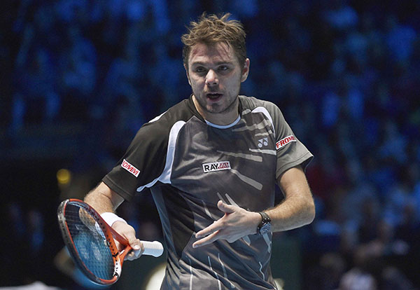 Wawrinka forgets London trauma, ready for Davis Cup final