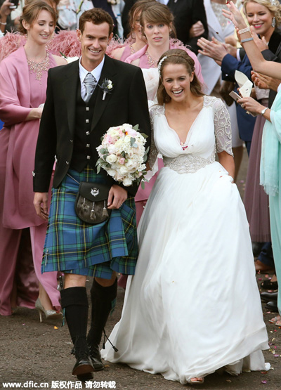 Andy Murray weds long-time girlfriend