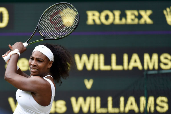 Serena Williams beats sister Venus to reach last eight