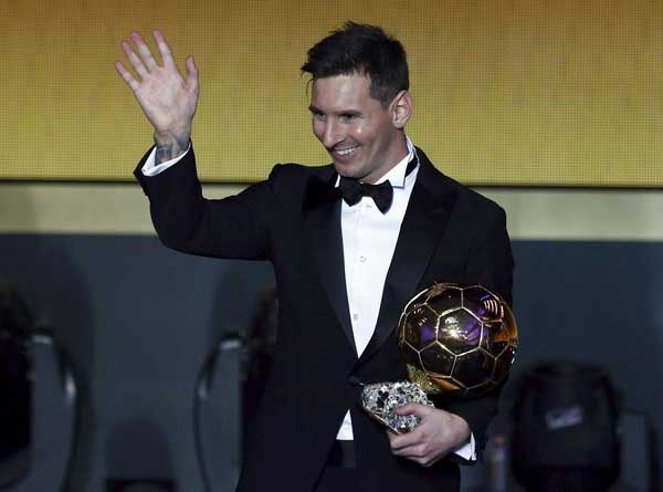 Messi wins unprecedented fifth Ballon d'Or