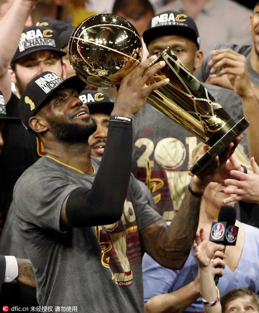 Cavs stun Warriors in Game 7 thriller, LeBron MVP