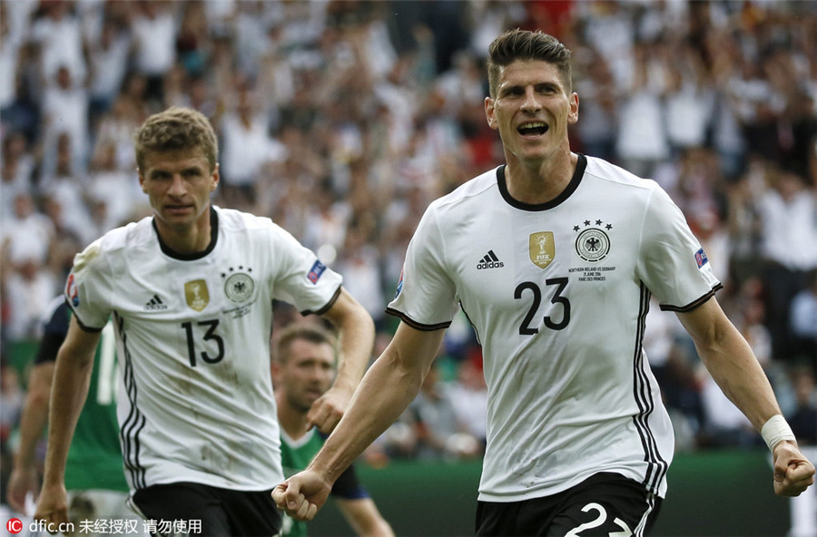 Germany beat Northern Ireland to top Group C