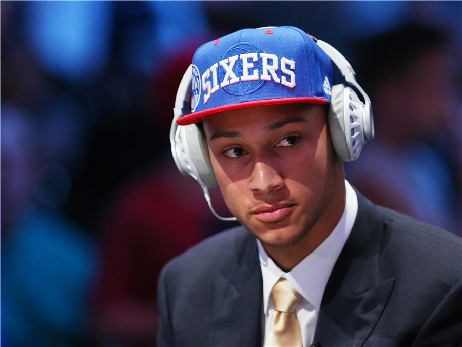 Aussie Ben Simmons picked by 76ers as No 1 in NBA Draft