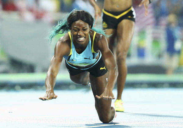 Miller dives over line to win women's 400m Olympic gold