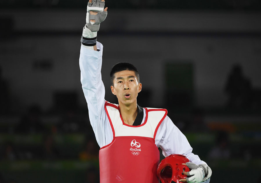 Zhao Shuai wins China's first gold medal in men's taekwondo