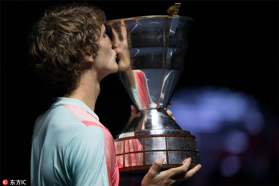 Zverev stuns Wawrinka to win ATP St Petersburg