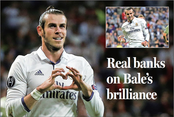 Real banks on Bale's brilliance