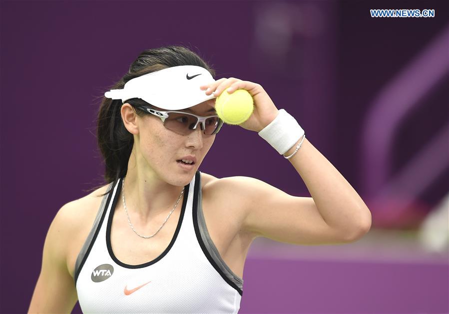 WTA Qatar Open: China's Zheng Saisai loses to Brengle`