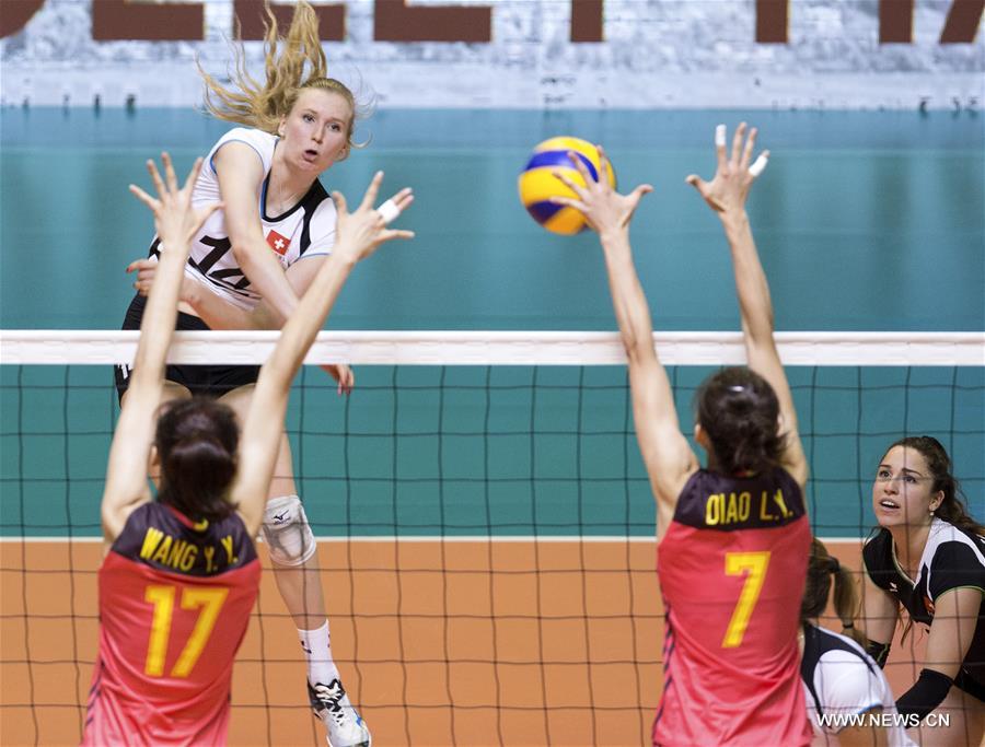 China beats Switzerland 3-0 at Montreux Volleyball Masters