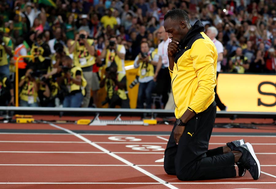 Bolt bows out from track at Bowl