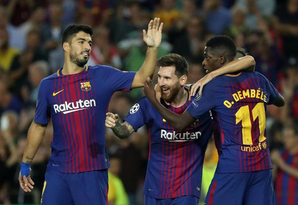 Messi the star again as Barca beat Juventus