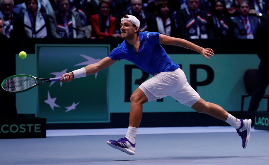 Pouille's decisive win hands France 10th Davis Cup