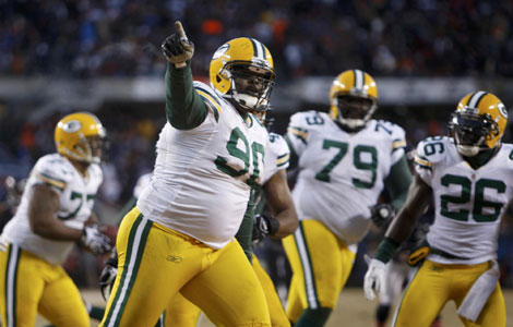 B.J. Raji, New York Giants vs. Green Bay Packers in the NFC…