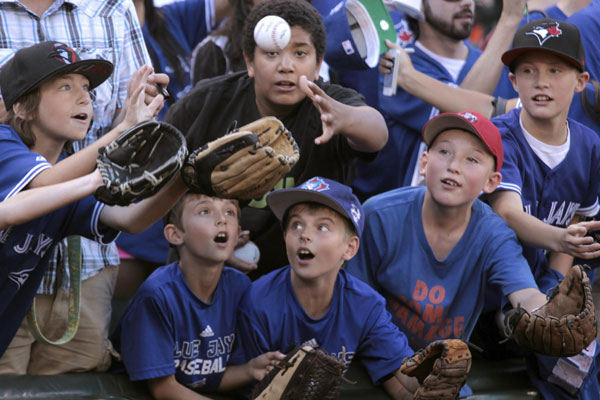 Blue Jays fans get high in Seattle