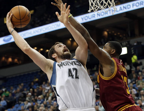 Timberwolves shred Cavs in scoring frenzy