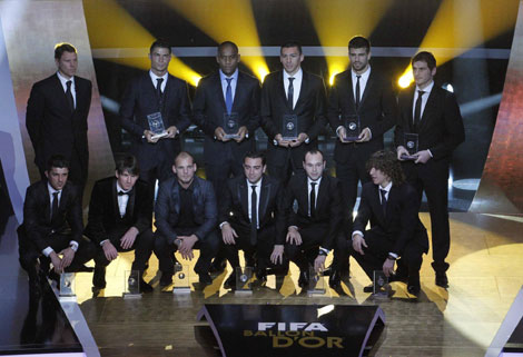 Lionel Messi wins FIFA world player award