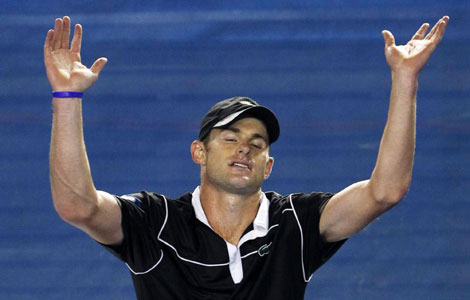 Roddick says it's hard to carry US hopes