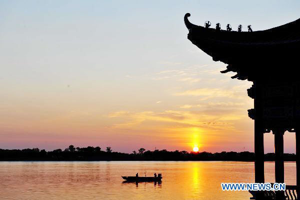 Amazing landscape of Heixiazi Island, NE China