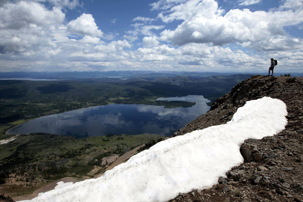 Amazing landscapes of Yellowstone National Park