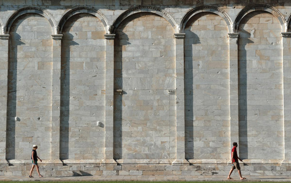 Medieval architecture on display in Pisa