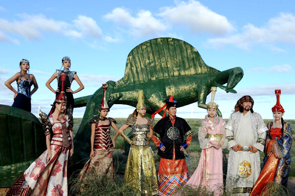 Costumes in ethnic fashion festival in China