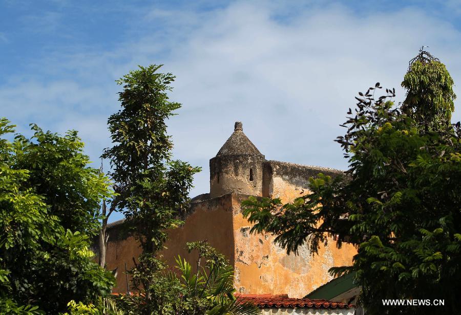 Scenery of Fort Jesus in Mombasa, Kenya