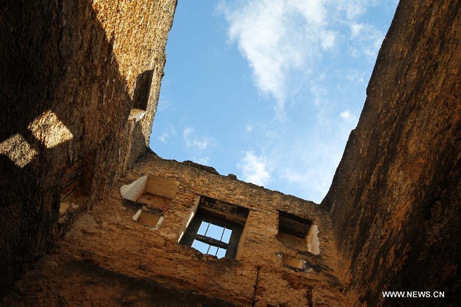 Scenery of Fort Jesus in Mombasa, Kenya