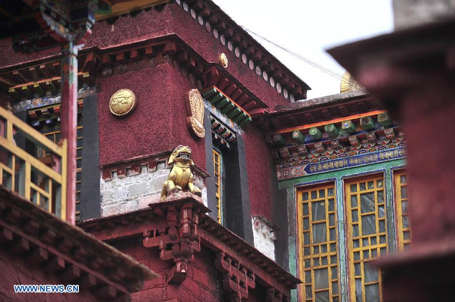 Tsurpu Monastery in SW China's Tibet