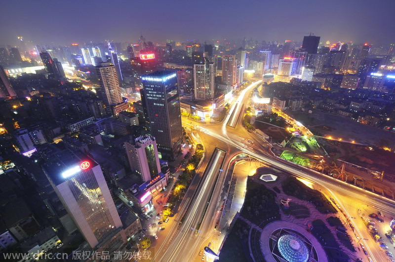 Top 10 most attractive Chinese cities at night