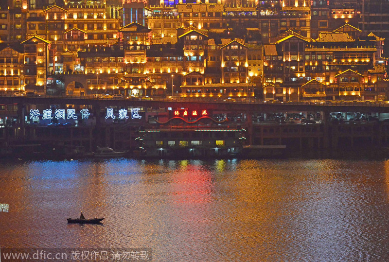 Ancient Chongqing buildings a resemblance to Hayao Miyazaki movie scenes