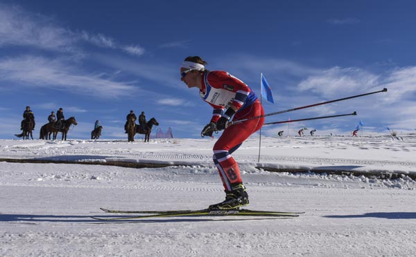 Skiing in Xinjiang with the locals