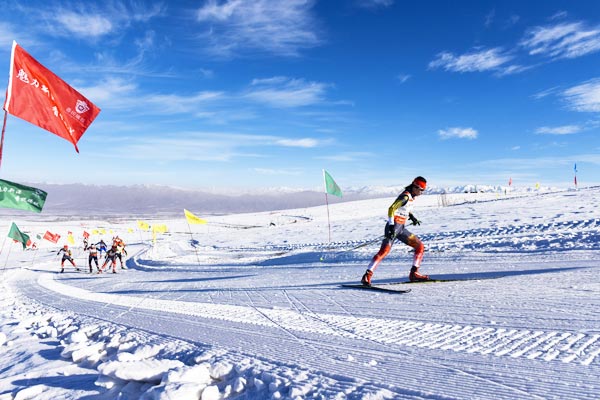 Skiing in Xinjiang with the locals