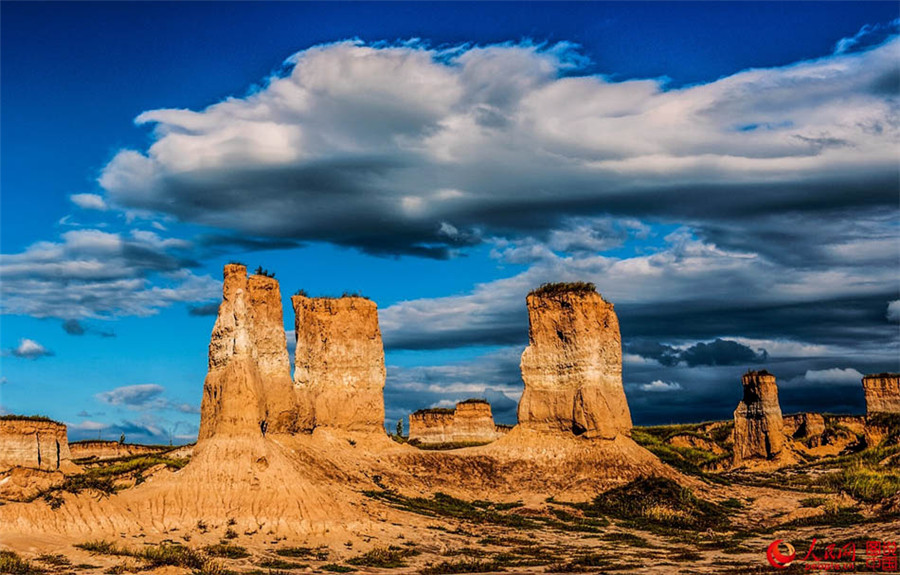 Marvelous landscape of earth forest in Datong