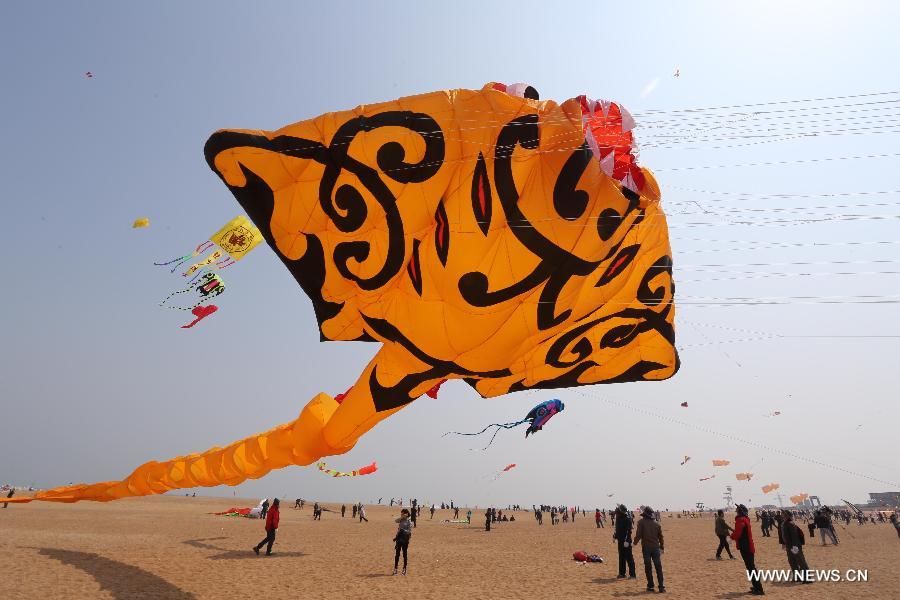 Weifang holds kite fair