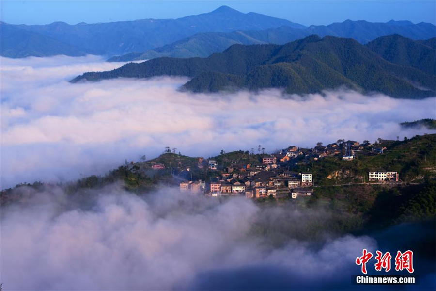 Intoxicating terrace in E China's Zhejiang