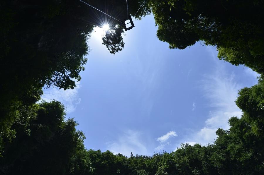 Sinkhole glimpse of magical nature