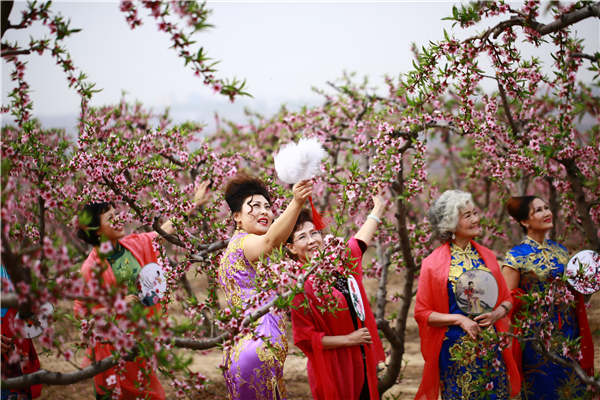 Springing into blossom