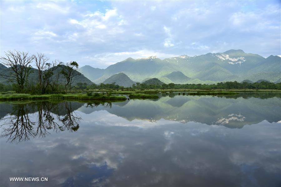 Scenery of Dajiu Lake in Shennongjia, Central China's Hubei