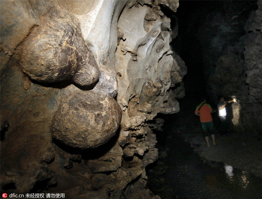 Pristine karst caves surround Guangxi village