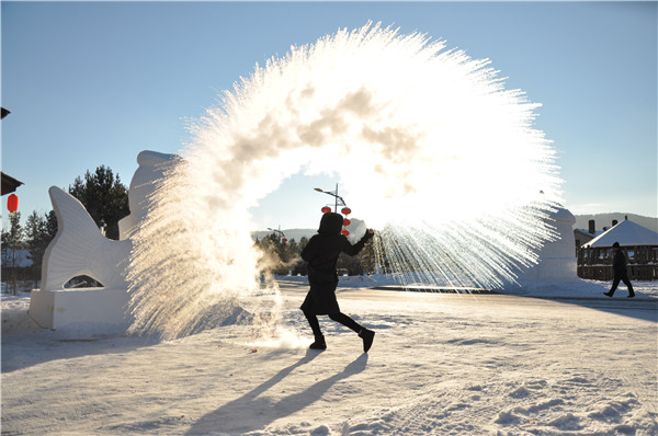 Tourism makes Mohe county China's true north in winter