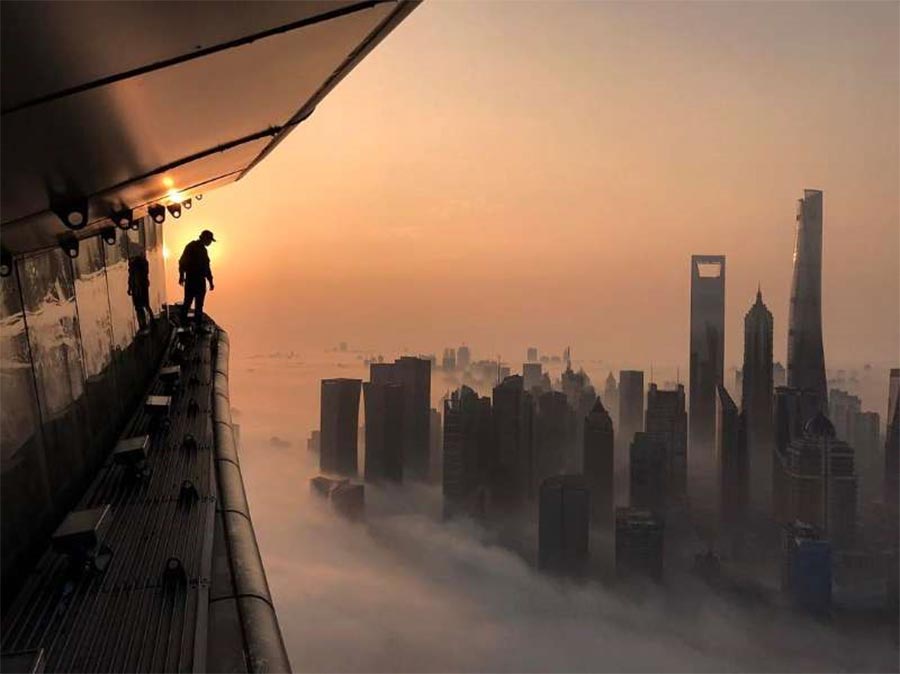 Edgy photography gives a sci-fi twist to Shanghai