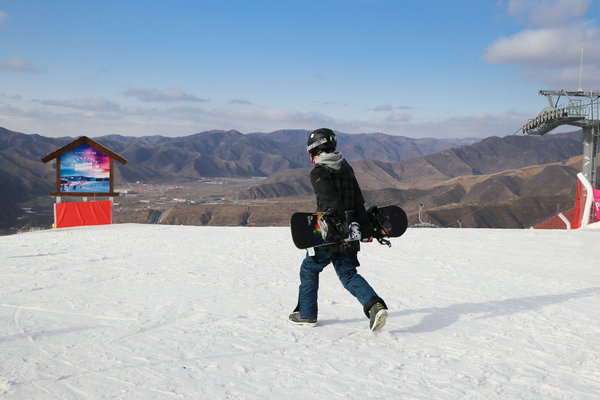 Taking to the slopes