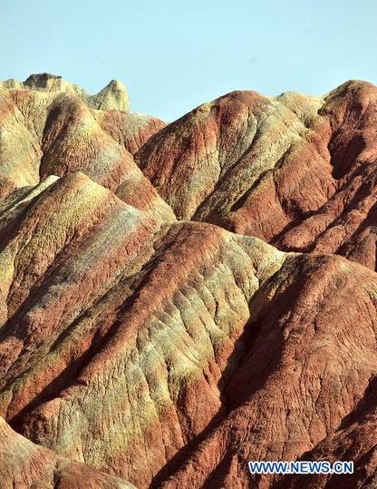 Fabulous scenery of Danxia landform in NW China