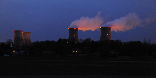 Three Mile Island nuclear power plant in the US