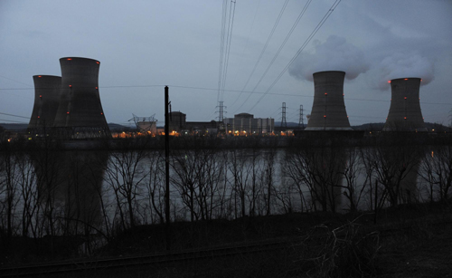 Three Mile Island nuclear power plant in the US