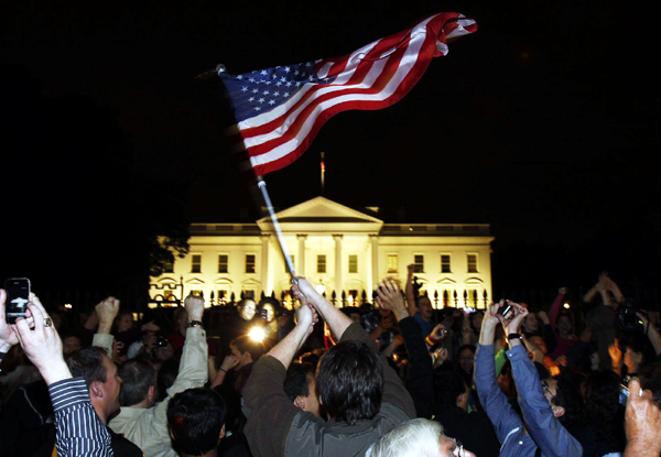 Crowds gather in NYC, DC after bin Laden killed